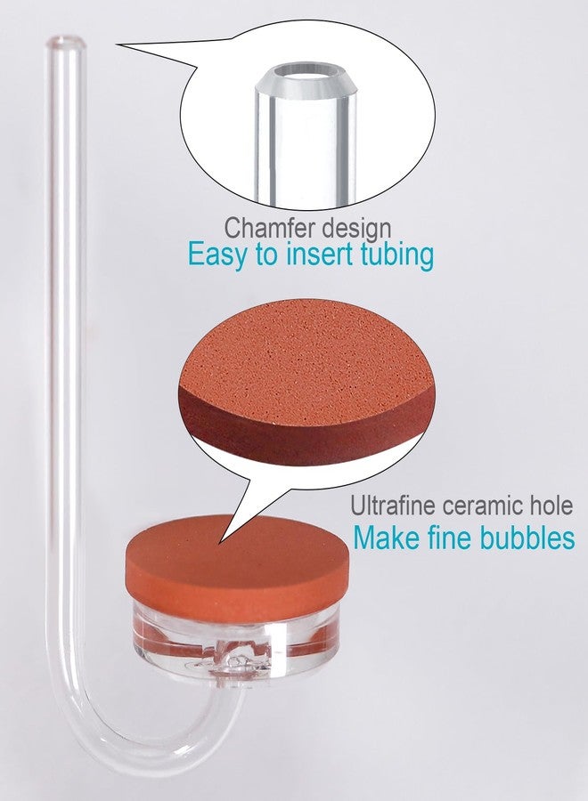 Clscea CO2 Diffuser for Aquarium Plant Mini CO2 Atomizer, U-Shaped-L - Image 4